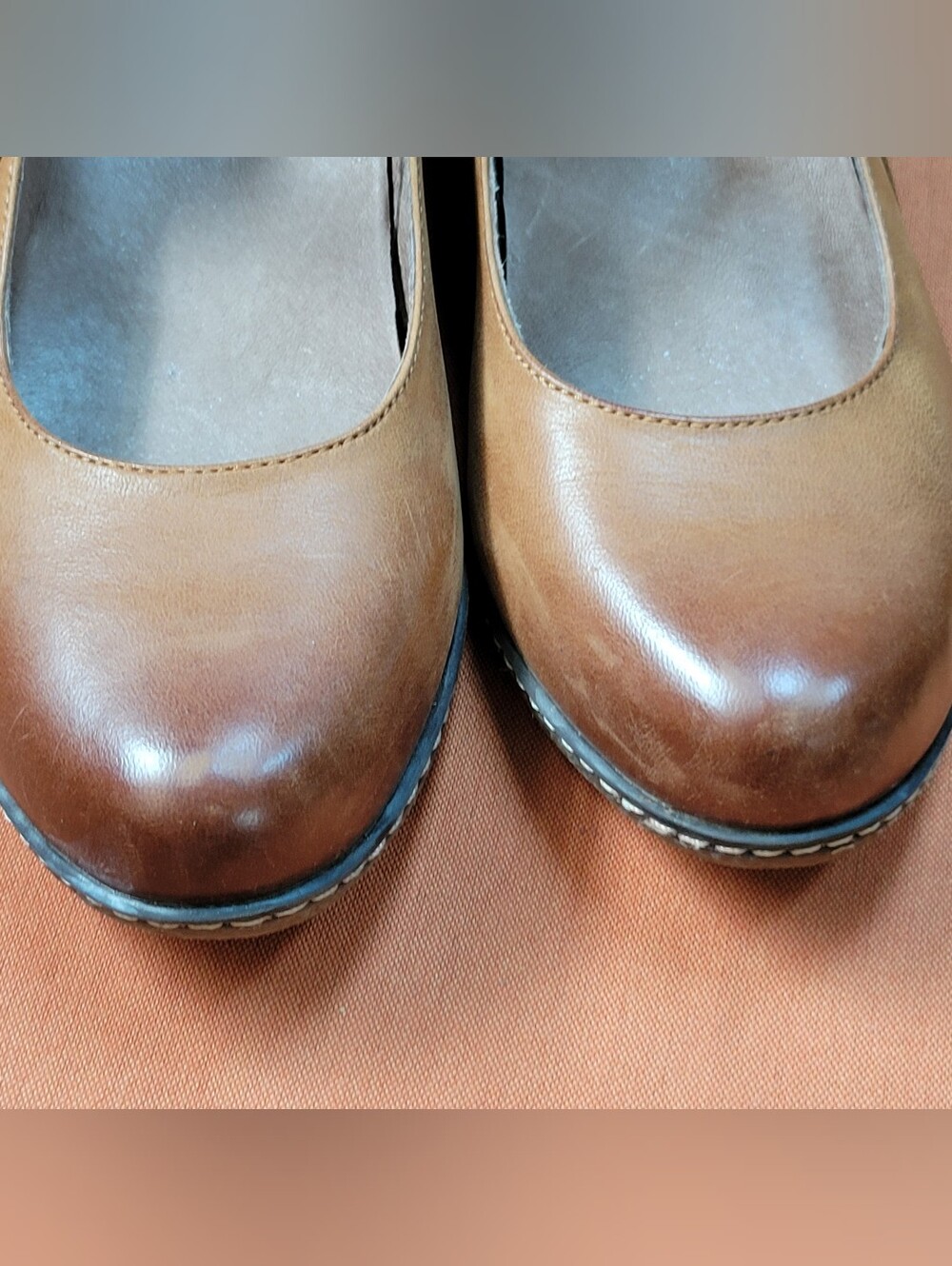 Dansko Loralie Mary Jane Wedge Distressed Leather Heel Women Size 38 Comfort - Picture 9 of 11